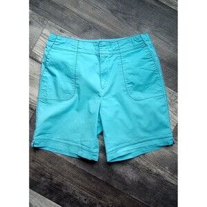 Izod Women's 6 Blue UV Protection Cargo Shorts